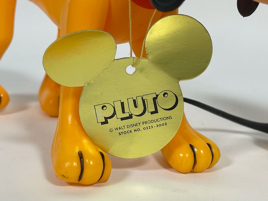 (3) Walt Disney Production Plastic Pluto Figurines One With Original Tag [Photo 4]