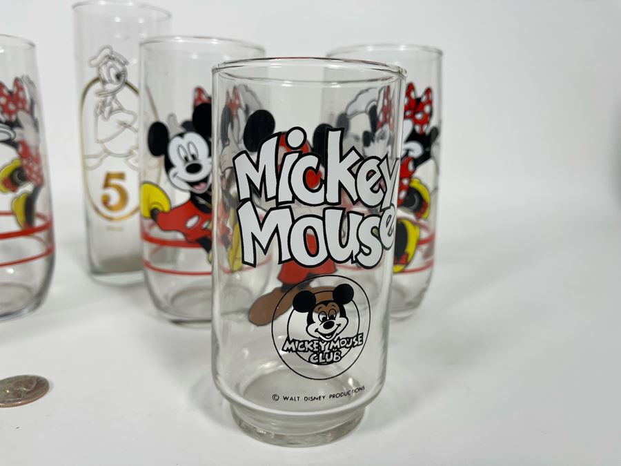 Seven Walt Disney Mickey Mouse, Minnie Mouse, Donald Duck Glasses [Photo 5]