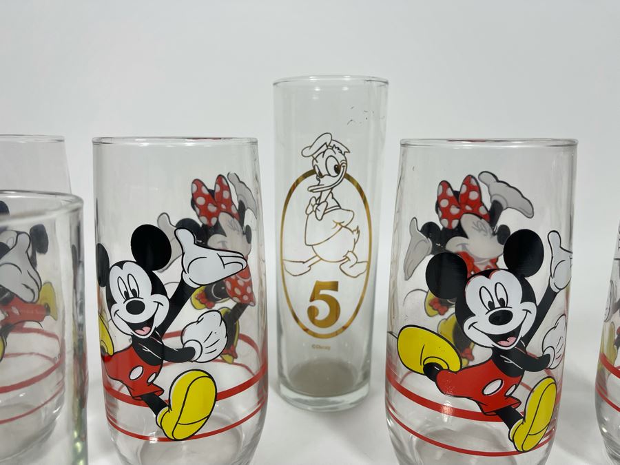 Seven Walt Disney Mickey Mouse, Minnie Mouse, Donald Duck Glasses [Photo 7]