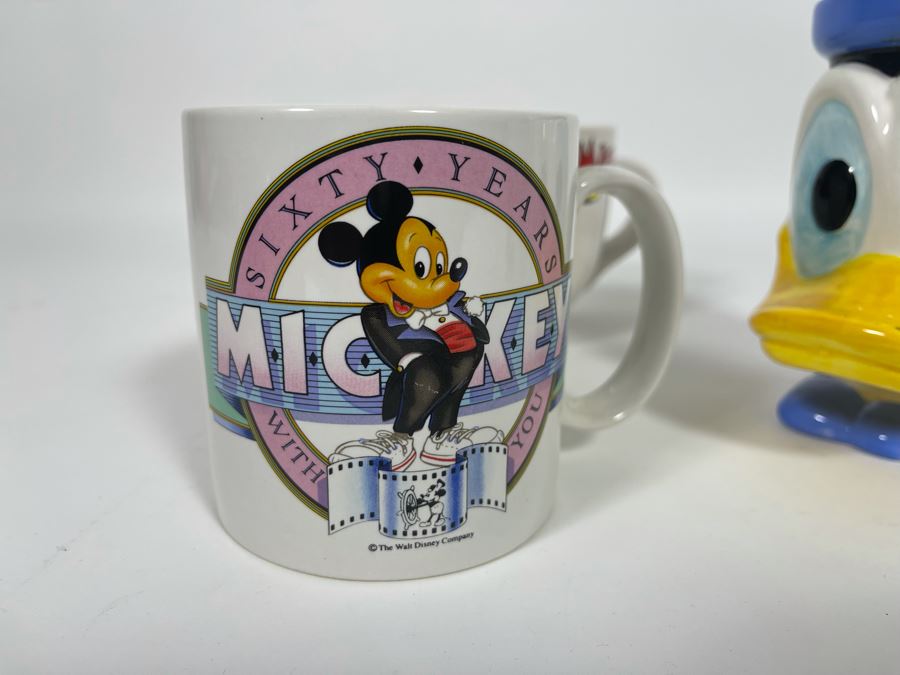 Five Walt Disney Mugs Mickey Mouse, Minnie Mouse, Donald Duck [Photo 4]