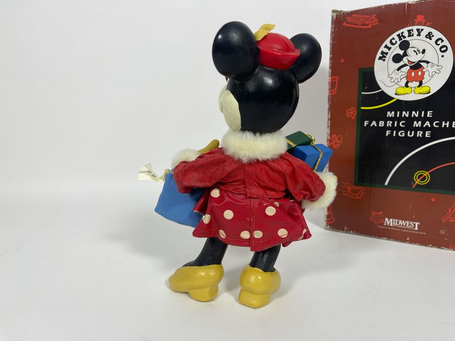 Minnie Mouse Fabric Mache Figure With Box [Photo 3]