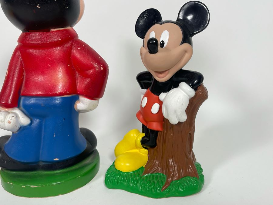 Pair Of Mickey Mouse Plastic Banks And Donal Duck Plastic Bank [Photo 7]