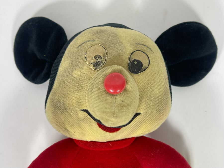 Vintage Mickey Mouse Plush Toy 11H [Photo 3]