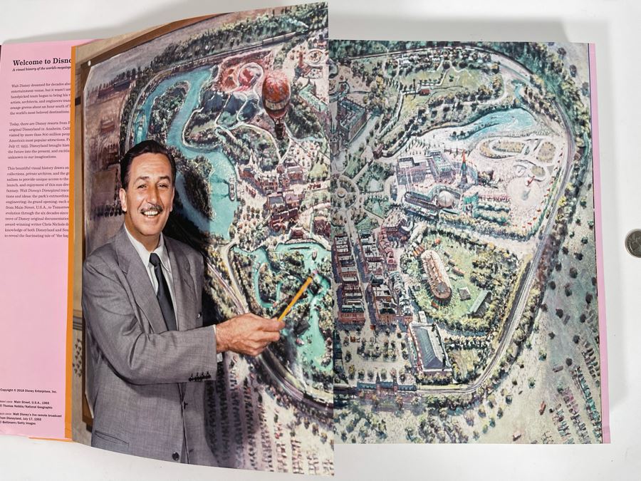 Signed Hardcover Book Walt Disney’s Disneyland Book Signed By Chris Nichols [Photo 5]