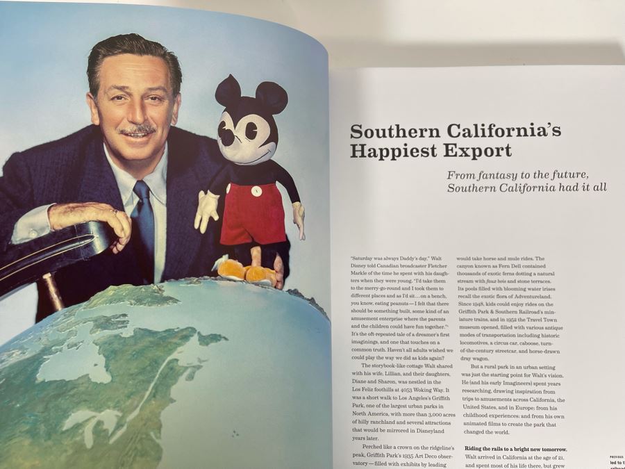 Signed Hardcover Book Walt Disney’s Disneyland Book Signed By Chris Nichols [Photo 9]