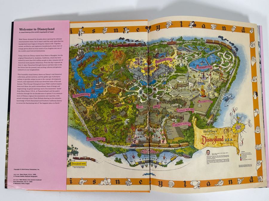 Signed Hardcover Book Walt Disney’s Disneyland Book Signed By Chris Nichols [Photo 2]