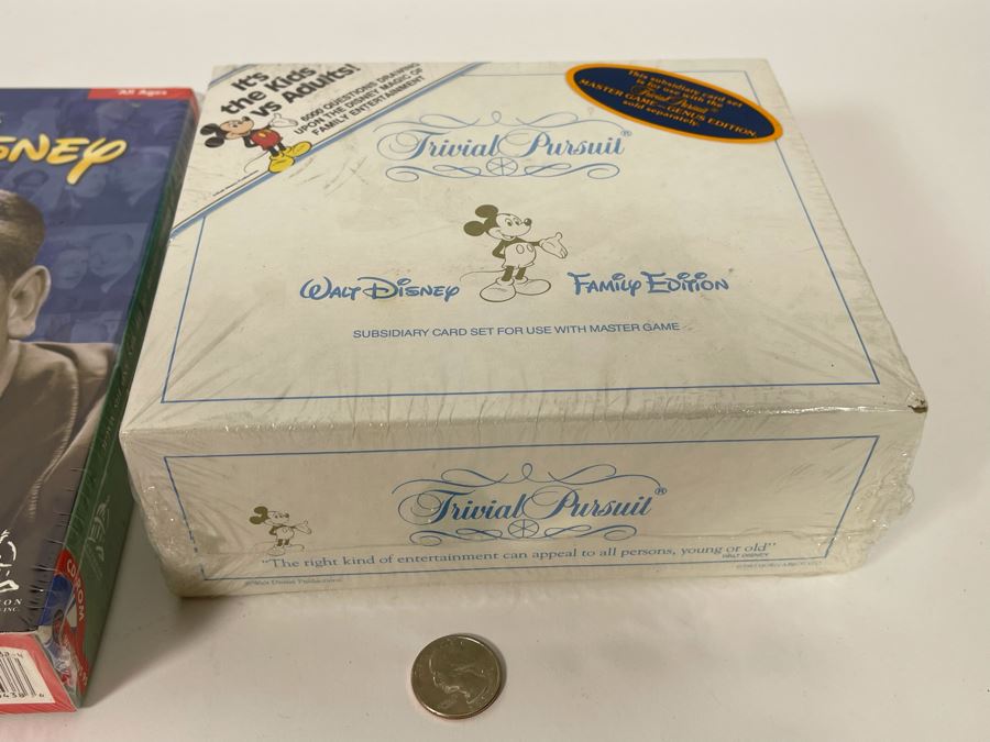 Sealed Walt Disney Family Edition Trivial Pursuit Card Set And Sealed Walt Disney PC CD-Rom [Photo 3]
