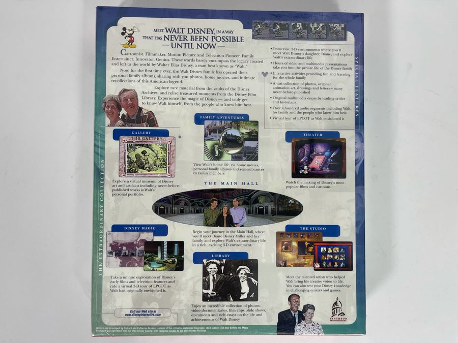 Sealed Walt Disney Family Edition Trivial Pursuit Card Set And Sealed Walt Disney PC CD-Rom [Photo 7]