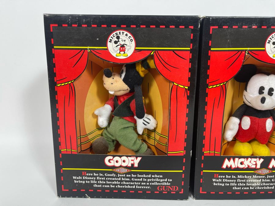 (3) GUND Disney Plush Toys: Mickey Mouse, Goofy, Daisy Duck [Photo 3]