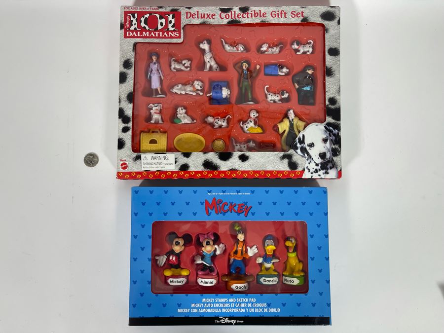 Disney’s 101 Dalmatians Deluxe Collectible Gift Set And Mickey Stamps And Sketch Pad [Photo 1]