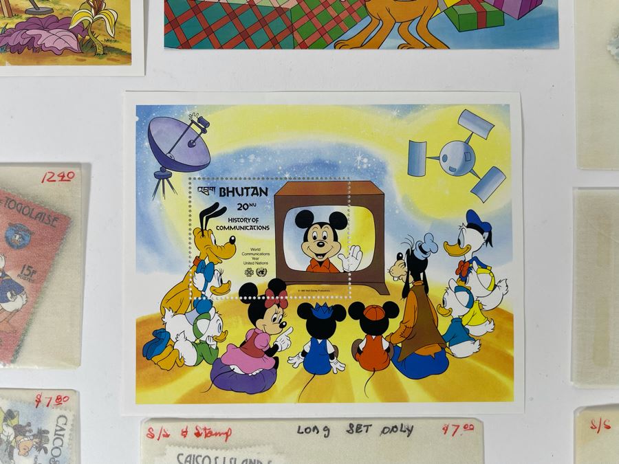 Collection Of Disney Mint Stamps [Photo 6]