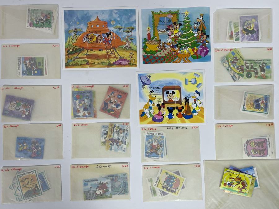 Collection Of Disney Mint Stamps [Photo 2]