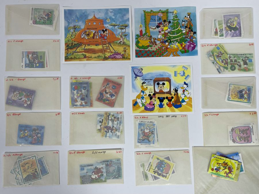 Collection Of Disney Mint Stamps [Photo 3]