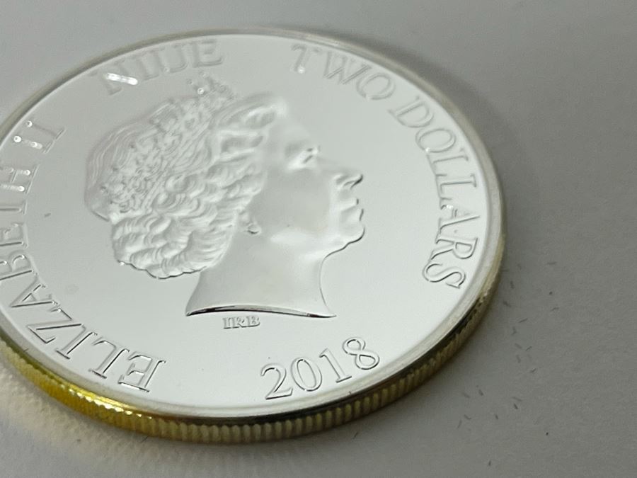 Disney 1oz .999 Fine Silver Scrooge McDuck New Zealand 2 Dollars Coin [Photo 8]