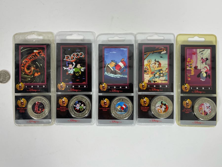 (5) Sealed The Disney Decades Coins [Photo 2]