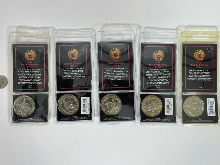(5) Sealed The Disney Decades Coins [Photo 14]