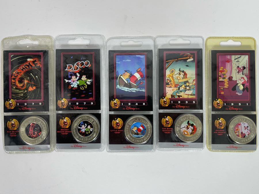 (5) Sealed The Disney Decades Coins [Photo 1]