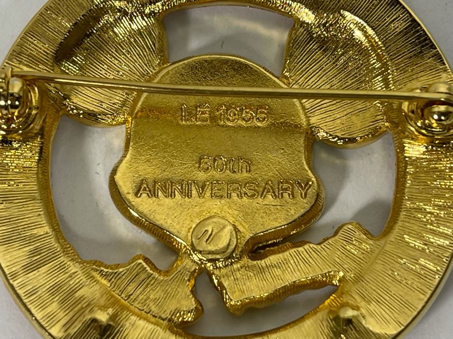 Pair Of Swarovski Crystal Mickey Mouse Pins Brooches [Photo 9]