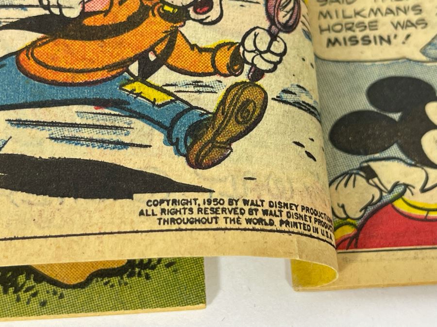 Vintage 1950-1951 Disney Donal Duck And Goofy Comic Books Wheaties Giveaway [Photo 8]