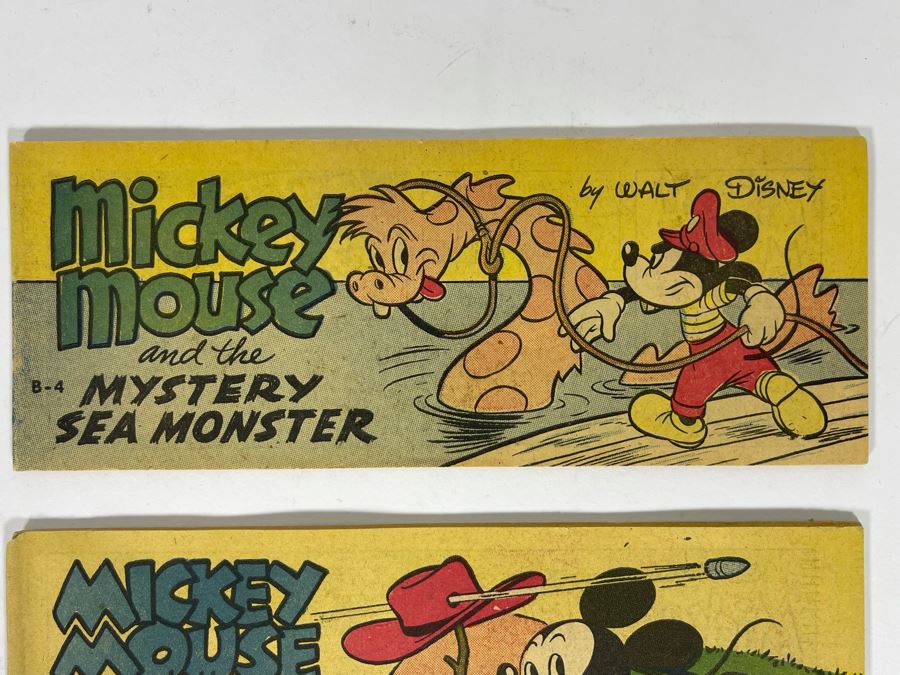 Pair Of Vintage 1950-1951 Mickey Mouse Comic Books Wheaties Giveaway [Photo 2]