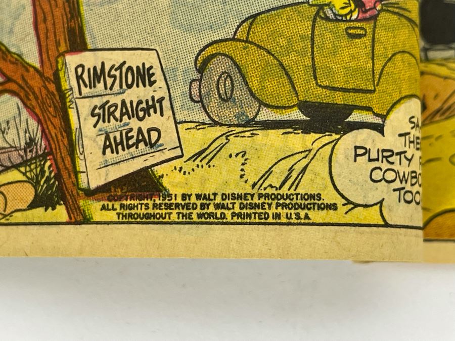 Pair Of Vintage 1950-1951 Mickey Mouse Comic Books Wheaties Giveaway [Photo 5]