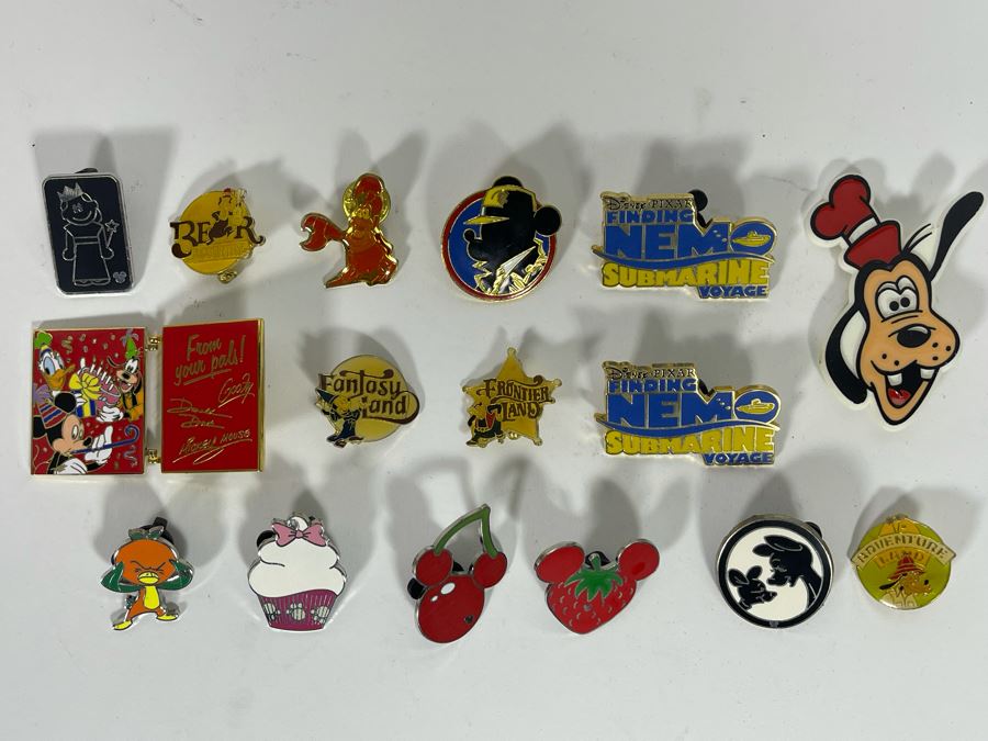 Collection Of Disneyland Pins