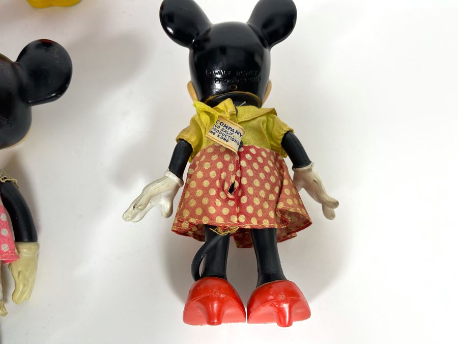 Collection Of Mickey Mouse And Minnie Mouse Plastic Figurines, Banks [Photo 12]