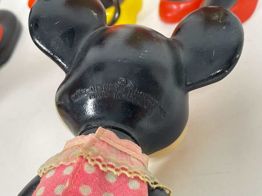 Collection Of Mickey Mouse And Minnie Mouse Plastic Figurines, Banks [Photo 11]