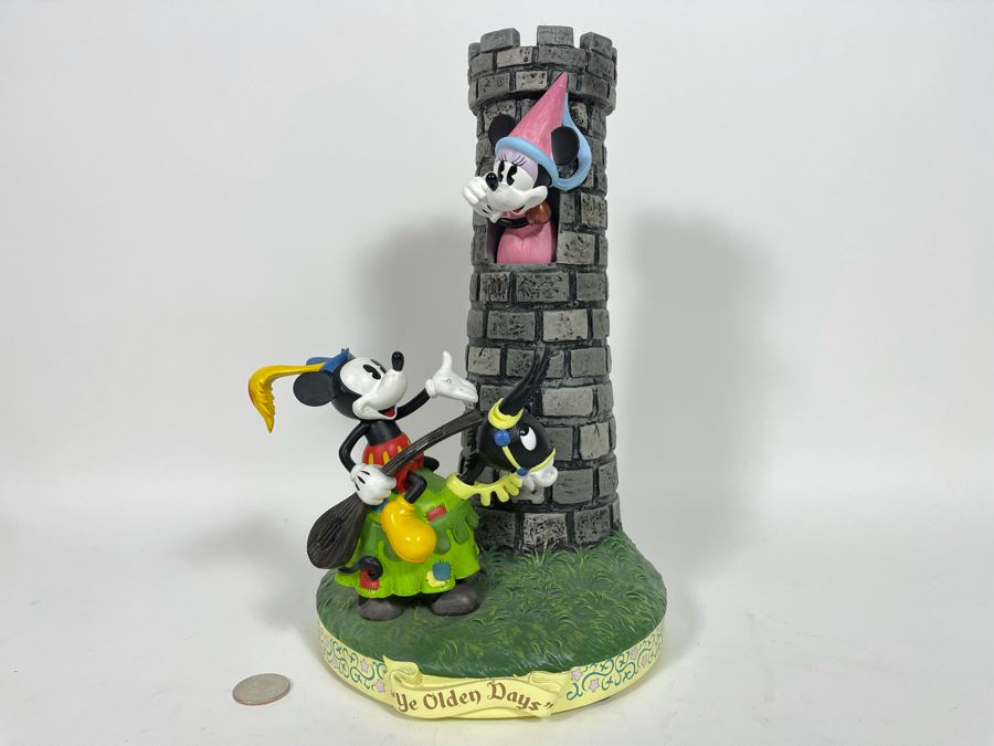 The Art Of Disney Theme Parks Ye Olden Days Figurine By Maria Clapsis 12H