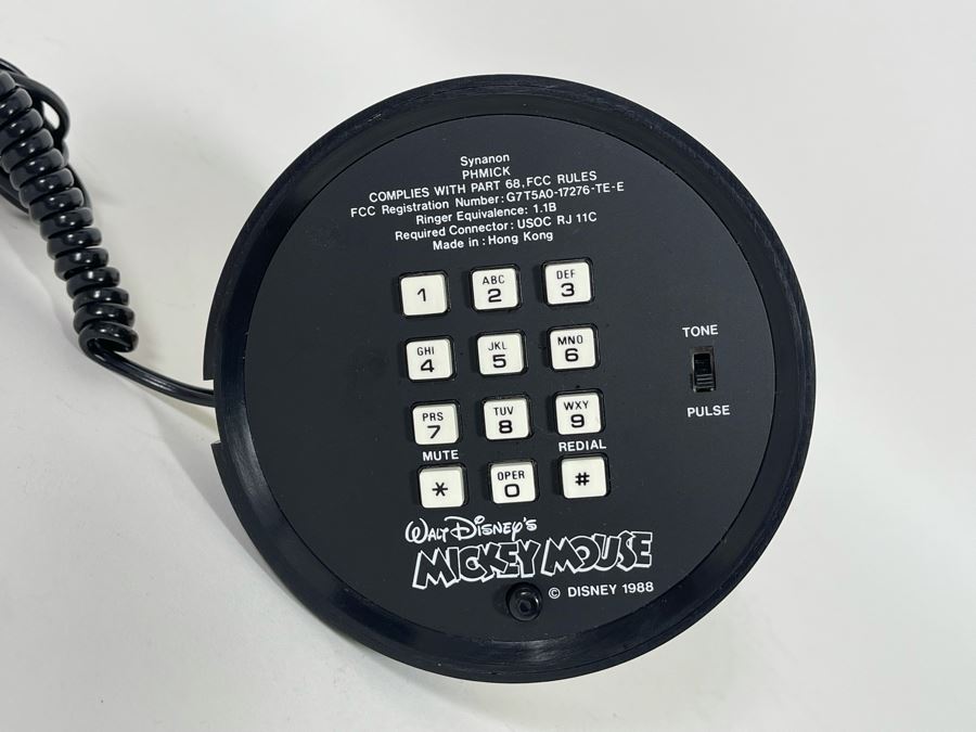 Walt Disney’s Mickey Mouse 1988 Phone 10H [Photo 6]