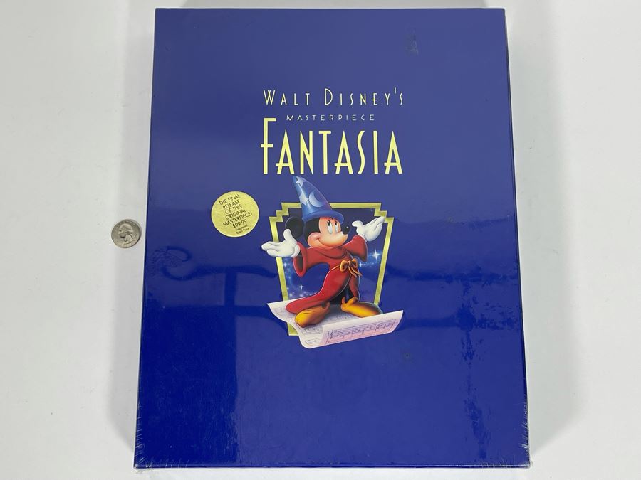 Sealed Walt Disney’s Masterpiece Fantasia VHS Set Retails $99.99