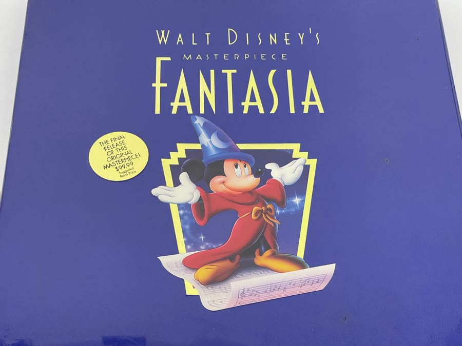 Sealed Walt Disney’s Masterpiece Fantasia VHS Set Retails $99.99 [Photo 3]