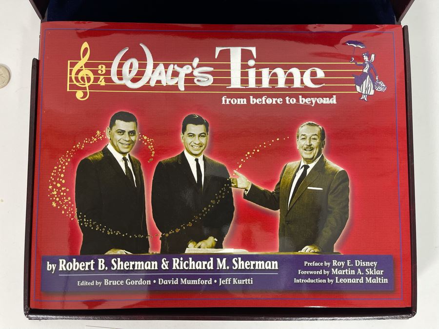 Limited Edition Walt’s Time From Before To Beyond Featuring Signed Photographs From Robert B. Sherman And Richard M. Sherman, First Edition Book And Special Limited Edition Recording CD [Photo 7]