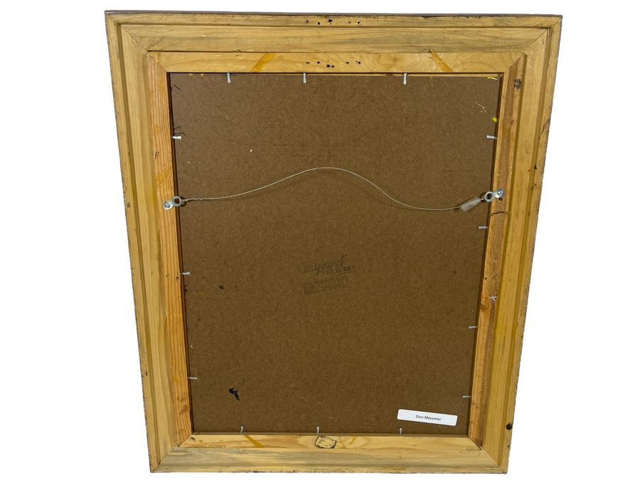 Original Barbara L Siegal Framed Floral Painting On Board 21.5 X 25.5 [Photo 9]