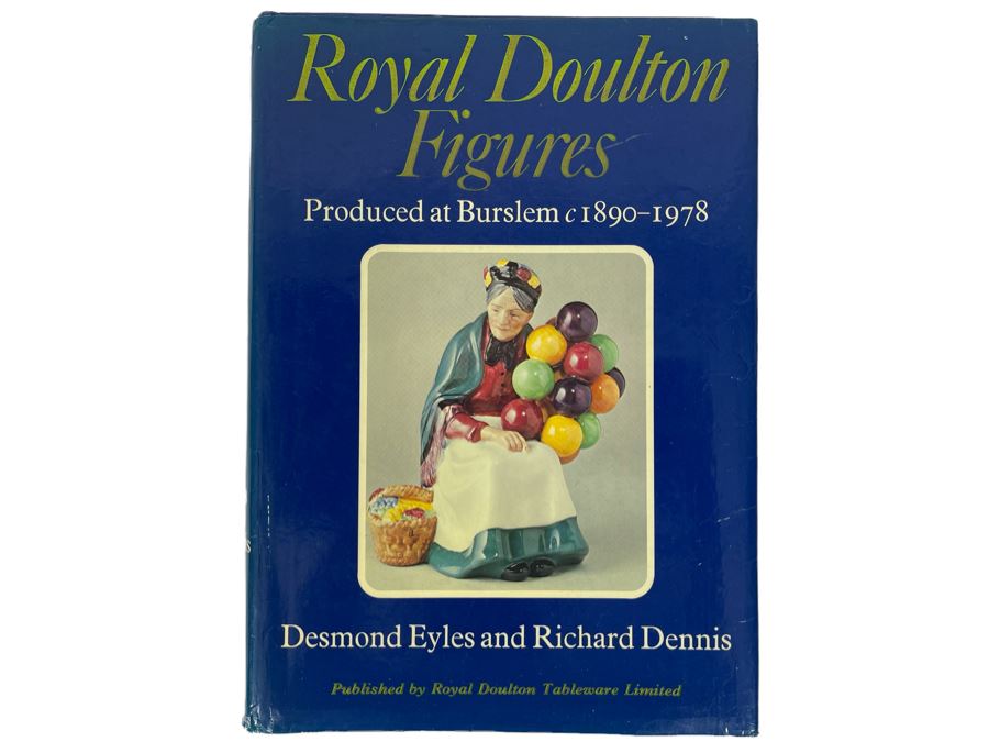 Hardcover Book Royal Doulton Figurines Produced At Burslem c1890-1978 Signed By Michael Doulton [Photo 2]