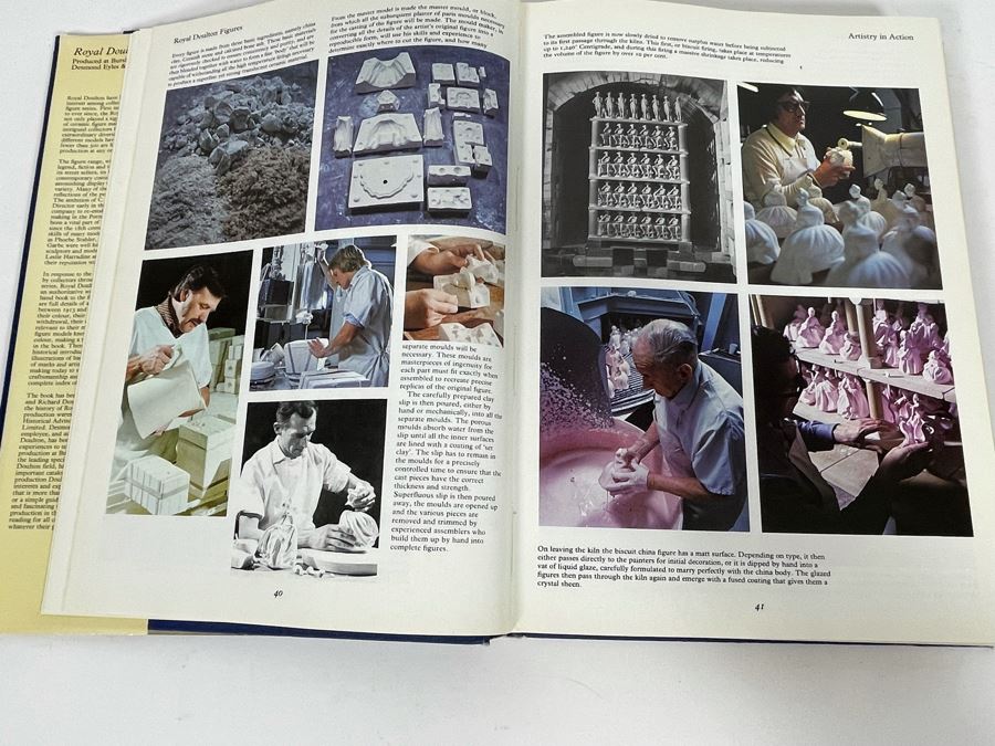 Hardcover Book Royal Doulton Figurines Produced At Burslem c1890-1978 Signed By Michael Doulton [Photo 13]