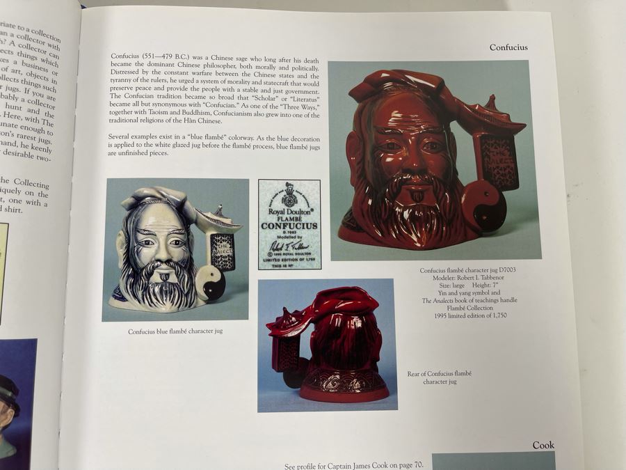 Signed Hardcover Book A Century Of Royal Doulton  Character & Toby Jugs Signed By Louise Irvine [Photo 15]