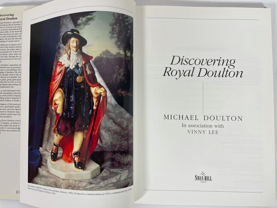 Signed Hardcover Book Discovering Royal Doulton Signed By Michael Doulton [Photo 6]