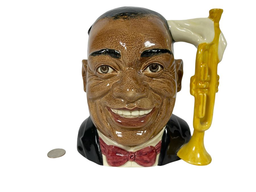 Royal Doulton Louis Armstrong The Celebrity Collection Toby Jug Mug 7H D6707