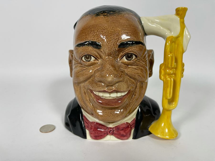 Royal Doulton Louis Armstrong The Celebrity Collection Toby Jug Mug 7H D6707 [Photo 2]