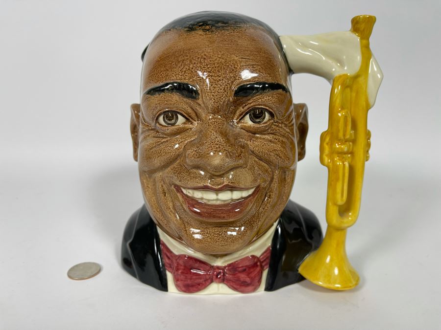 Royal Doulton Louis Armstrong The Celebrity Collection Toby Jug Mug 7H D6707 [Photo 3]