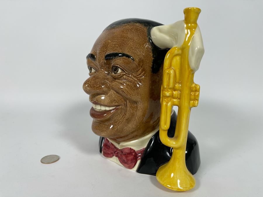 Royal Doulton Louis Armstrong The Celebrity Collection Toby Jug Mug 7H D6707 [Photo 4]