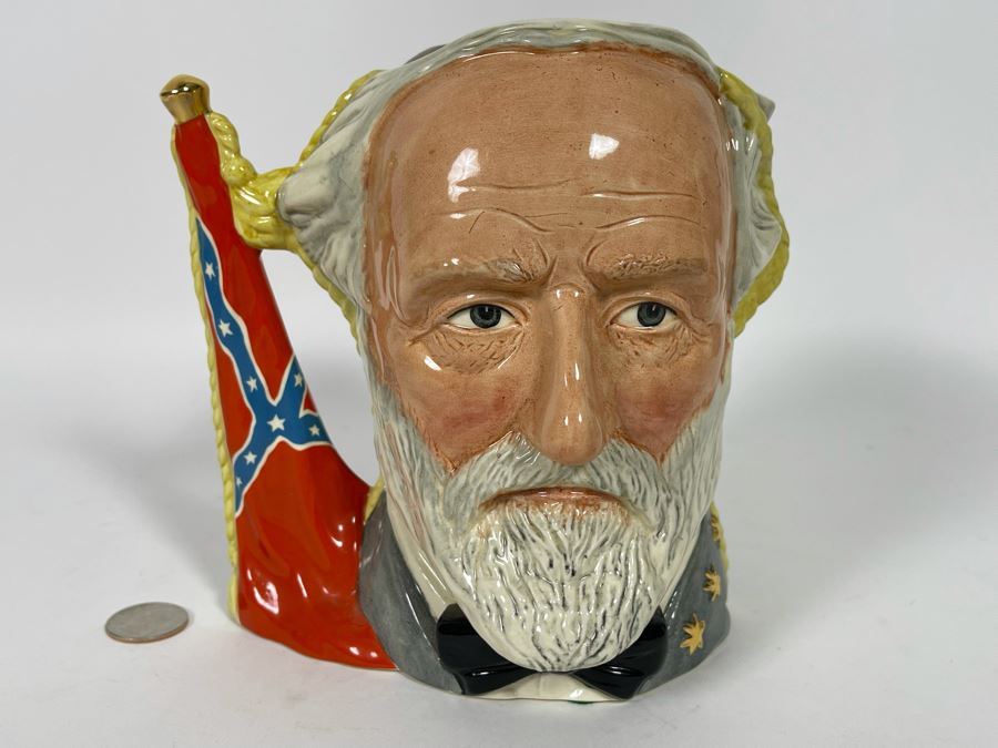 Royal Doulton “The Antagonists’ Collection” The Civil War Ulysses S. Grant / Robert E. Lee Limited Edition Toby Jug Mug 7H D6698 [Photo 2]