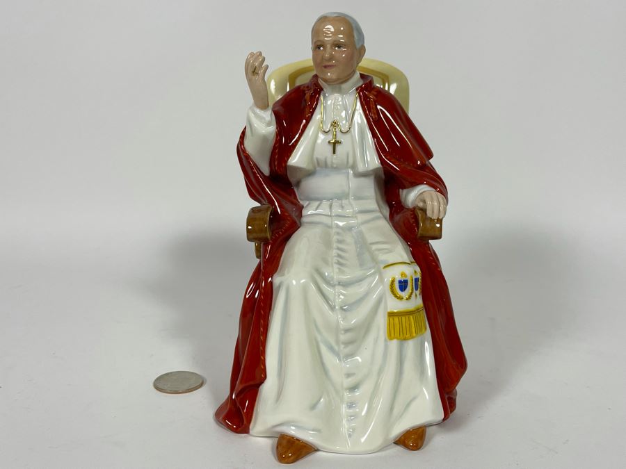 Royal Doulton Pope John Paul II Figurine Limited Edition Commissioned