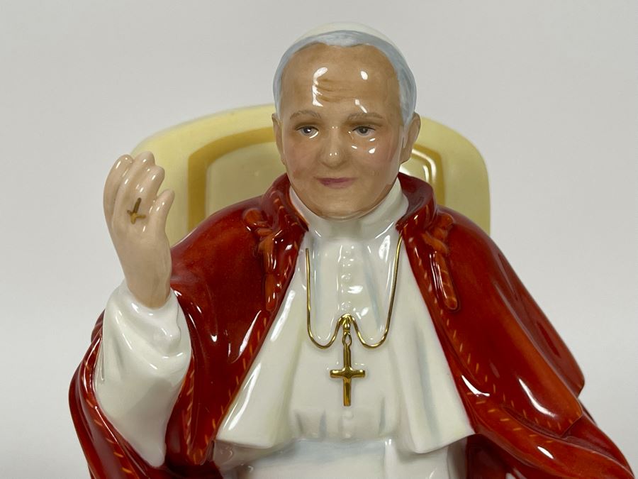 Royal Doulton Pope John Paul II Figurine Limited Edition Commissioned