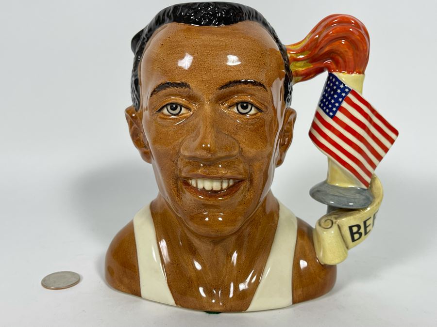 Royal Doulton Character Jug Of The Year 1996 Jesse Owens Toby Jug Mug 7H D7019 [Photo 3]