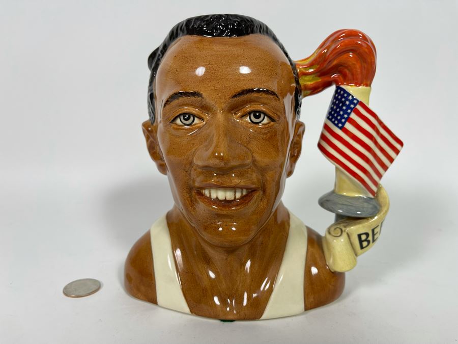 Royal Doulton Character Jug Of The Year 1996 Jesse Owens Toby Jug Mug 7H D7019 [Photo 2]