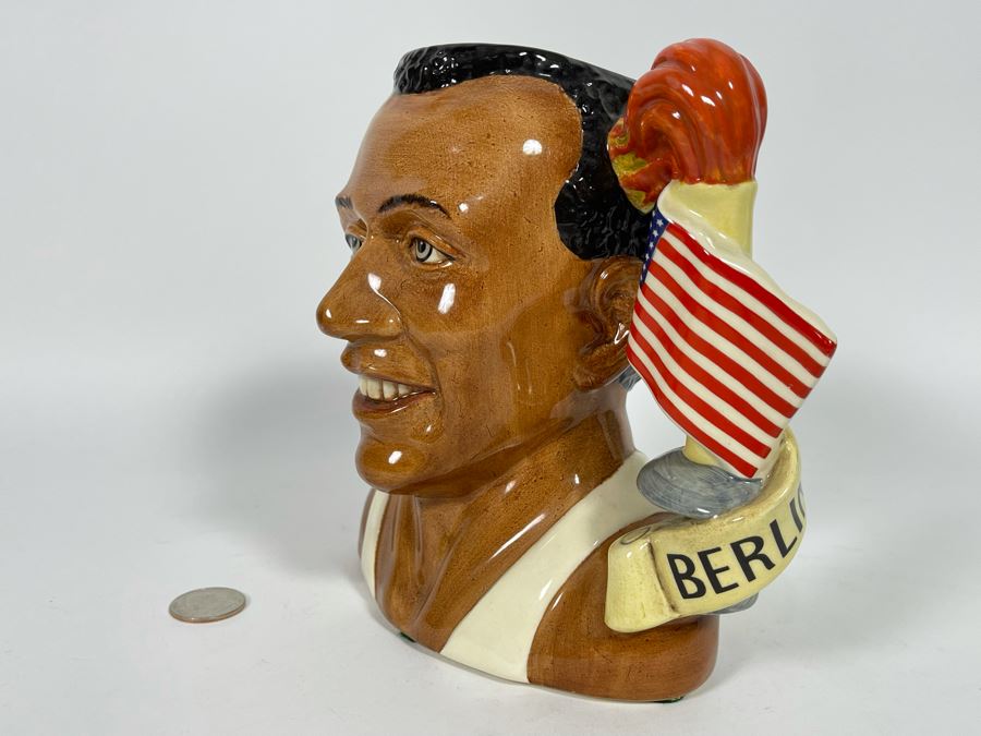 Royal Doulton Character Jug Of The Year 1996 Jesse Owens Toby Jug Mug 7H D7019 [Photo 4]