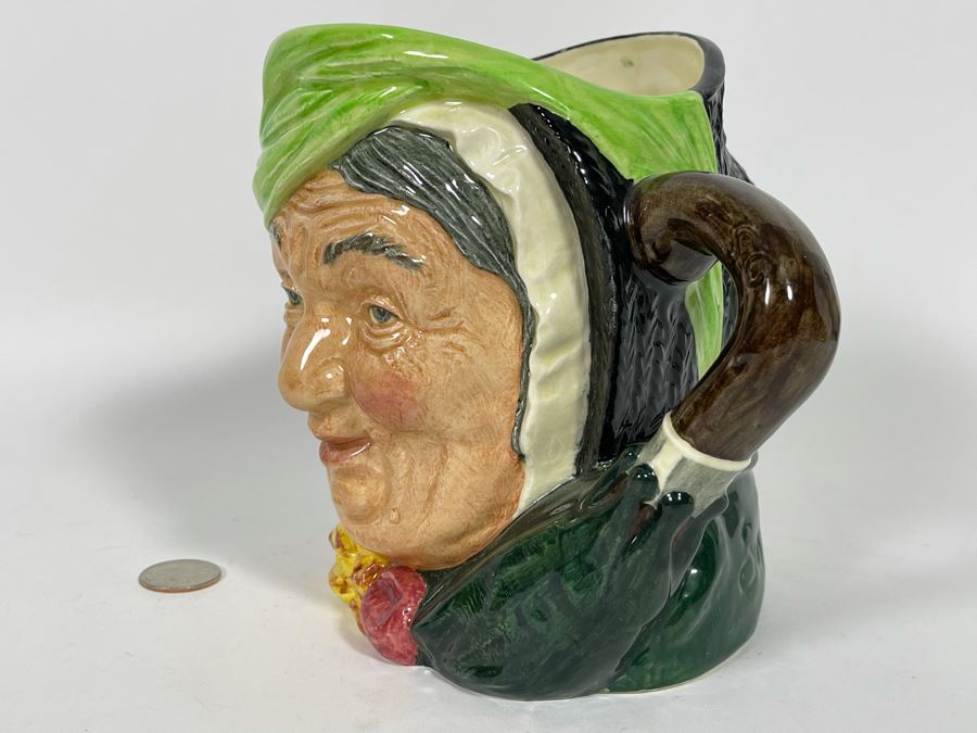 Royal Doulton Sairey Gamp Toby Jug Mug 6H D5451 [Photo 4]
