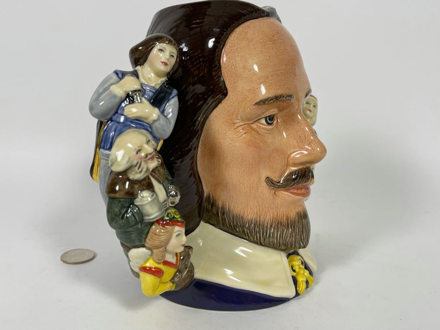 Royal Doulton William Shakespeare Limited Edition Toby Jug Mug 7H D6933 [Photo 9]